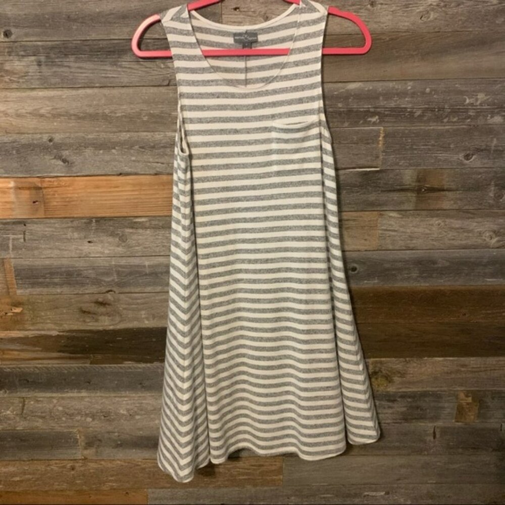Market and Spruce grey and white sundress